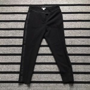 Black Tuxedo-Style Trousers